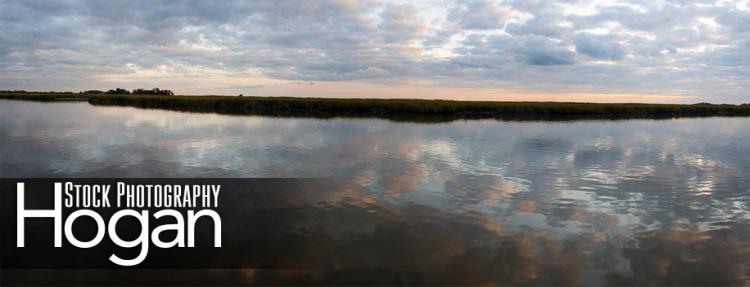 Cohansey River Sunset 1 panorama