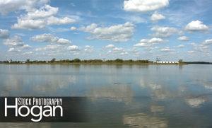 Delaware River from Flood Gate road, panorama
