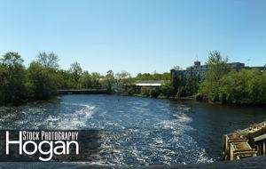 Great Egg Harbor River From Lake Lenape dam panorama